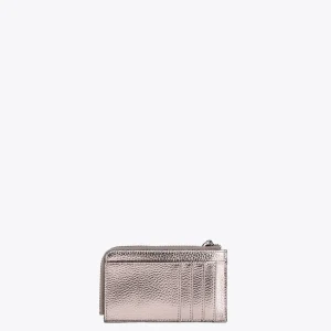 Lola Casademunt Accesorios | Bolsos<Tarjetero metalizado DORADO