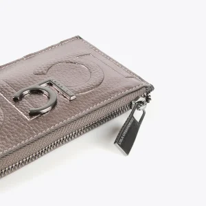 Lola Casademunt Accesorios | Bolsos<Tarjetero metalizado DORADO