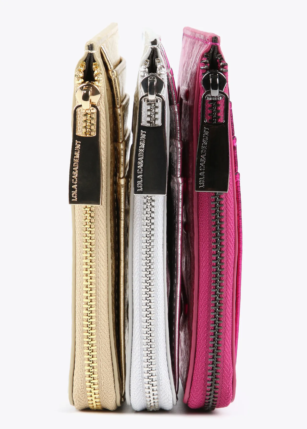 tarjetero_metalizado_4.webp Lola Casademunt Carteras Y Monederos<Tarjetero metalizado FUCSIA