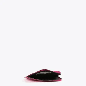 Lola Casademunt Carteras Y Monederos<Tarjetero metalizado FUCSIA