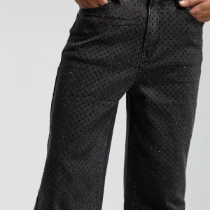 Lola Casademunt Pantalones<Tejano detalle strass TEJANOGRIS