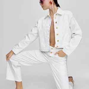 Lola Casademunt Pantalones<Tejano grabado BLANCO
