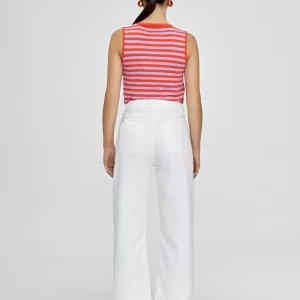 Lola Casademunt Pantalones<Tejano grabado BLANCO