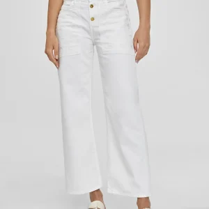 Lola Casademunt Pantalones<Tejano grabado BLANCO