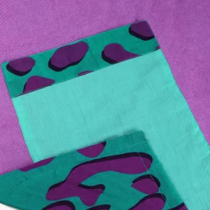 Lola Casademunt Accesorios<Toalla leopardo turquesa. VERDE