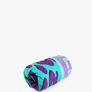 Lola Casademunt Accesorios<Toalla leopardo turquesa. VERDE