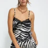 Lola Casademunt Animal Print | Camisetas Y Tops<Top animal print NEGRO-CRUDO