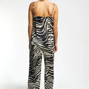 Lola Casademunt Animal Print | Camisetas Y Tops<Top animal print NEGRO-CRUDO