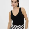 Lola Casademunt Camisetas Y Tops<Top basico de punto NEGRO
