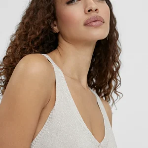 Lola Casademunt Camisetas Y Tops | Punto<Top basico de punto NEGRO