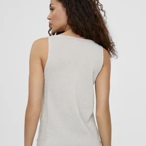 Lola Casademunt Camisetas Y Tops | Punto<Top basico de punto NEGRO