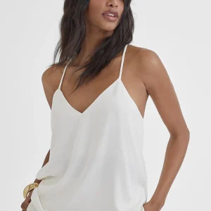 Lola Casademunt Camisetas Y Tops<Top de escote pico CRUDO