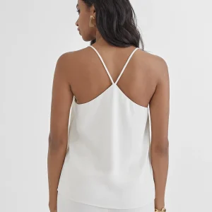 Lola Casademunt Camisetas Y Tops<Top de escote pico CRUDO