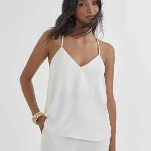 Lola Casademunt Camisetas Y Tops<Top de escote pico CRUDO