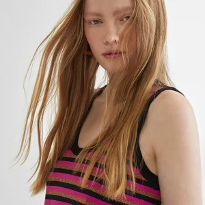 Lola Casademunt Camisetas Y Tops | Punto<Top de rayas NEGRO-ROSA