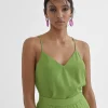 Lola Casademunt Camisetas Y Tops<Top escote pico FUCSIA