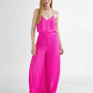 Lola Casademunt Camisetas Y Tops<Top escote pico FUCSIA
