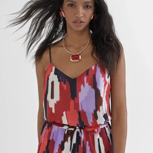 Lola Casademunt Camisetas Y Tops<Top estampado LILA-ROJO