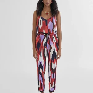 Lola Casademunt Camisetas Y Tops<Top estampado LILA-ROJO