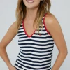 Lola Casademunt Camisetas Y Tops<Top estampado de rayas edición limitada - Lola Casademunt AZUL-BLANCO