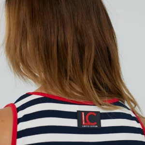 Lola Casademunt Camisetas Y Tops<Top estampado de rayas edición limitada - Lola Casademunt AZUL-BLANCO