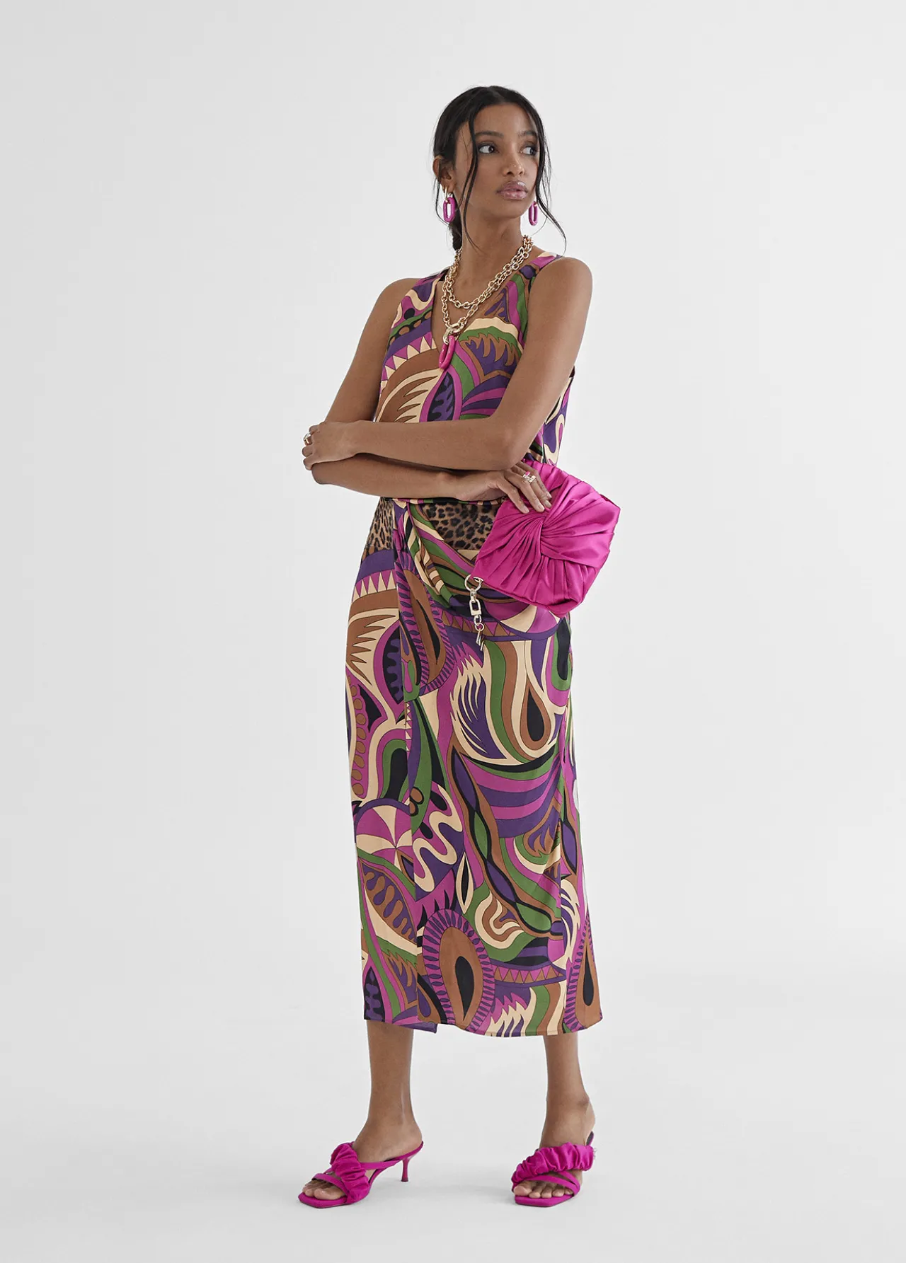 top_estampado_multicolor_0.webp Lola Casademunt Camisetas Y Tops<Top estampado multicolor LILA-NEGRO