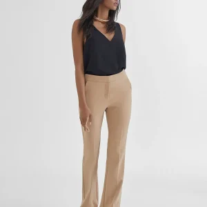 Lola Casademunt Camisetas Y Tops<Top cuello pico NEGRO