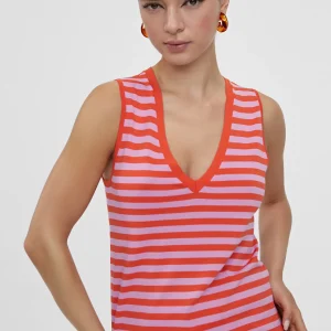 Lola Casademunt Camisetas Y Tops | Punto<Top punto bicolor AZUL-BLANCO