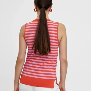Lola Casademunt Camisetas Y Tops | Punto<Top punto bicolor AZUL-BLANCO