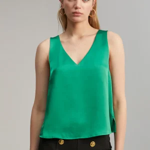 Lola Casademunt Camisetas Y Tops<Top tirantes AZULELECTRICO