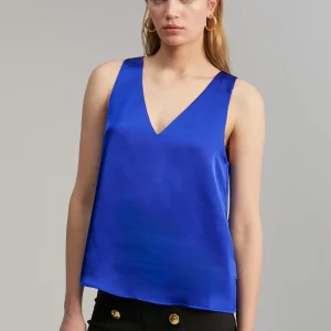 Lola Casademunt Camisetas Y Tops<Top tirantes AZULELECTRICO
