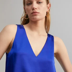 Lola Casademunt Camisetas Y Tops<Top tirantes AZULELECTRICO