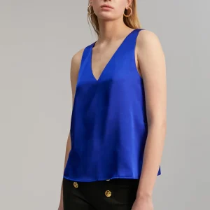 Lola Casademunt Camisetas Y Tops<Top tirantes AZULELECTRICO