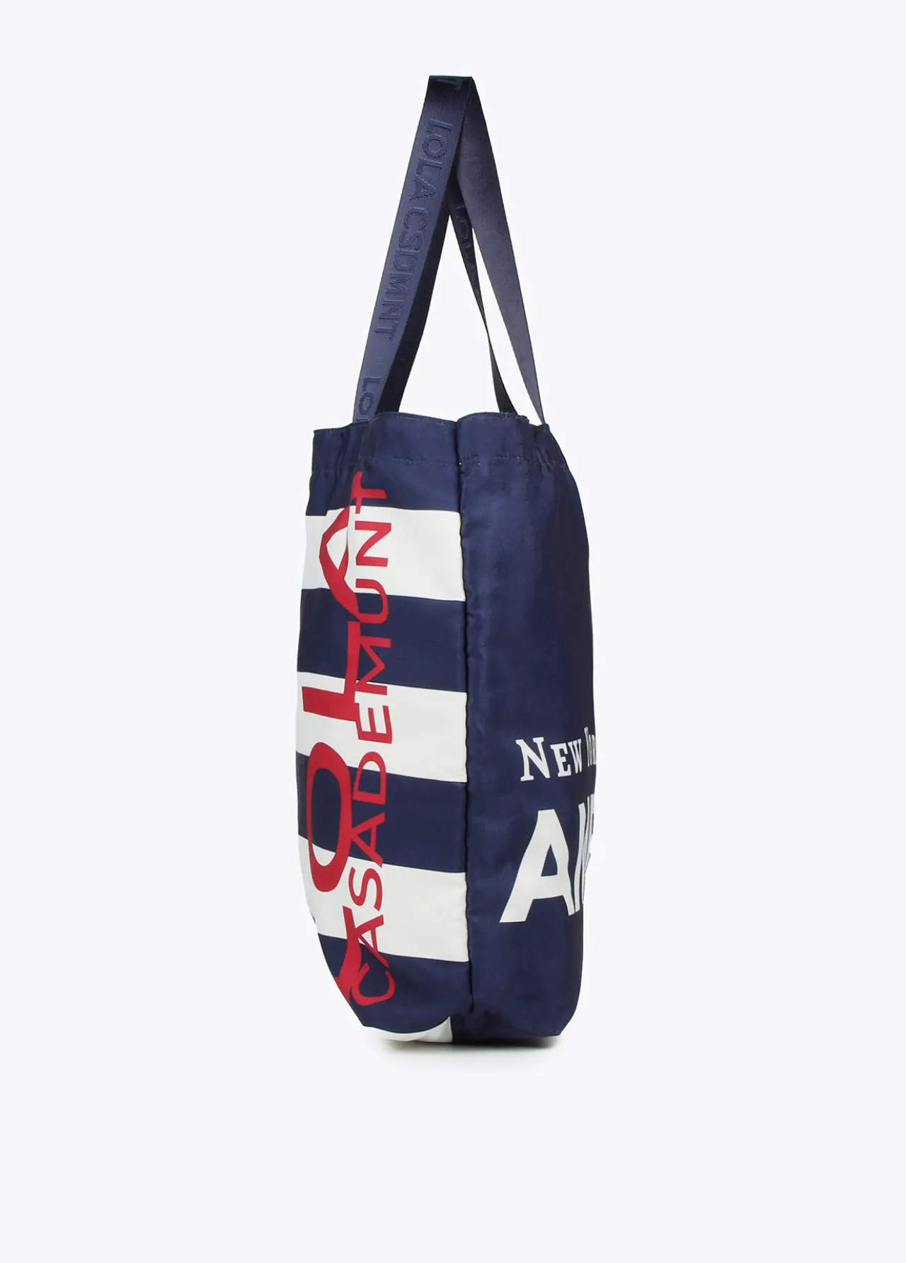 tote_bag_de_color_azul_american_magic__lola_casademunt_5.webp Lola Casademunt Bolsos Grandes<Tote bag de color azul American Magic - Lola Casademunt AZUL-ROJO