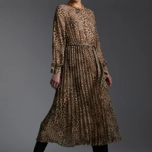 Lola Casademunt Animal Print | Vestidos Y Faldas<Vestido animal print MARRON-NEGRO