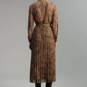 Lola Casademunt Animal Print | Vestidos Y Faldas<Vestido animal print MARRON-NEGRO