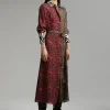 Lola Casademunt Animal Print | Vestidos Y Faldas<Vestido animal print combinado ROJO-VERDE