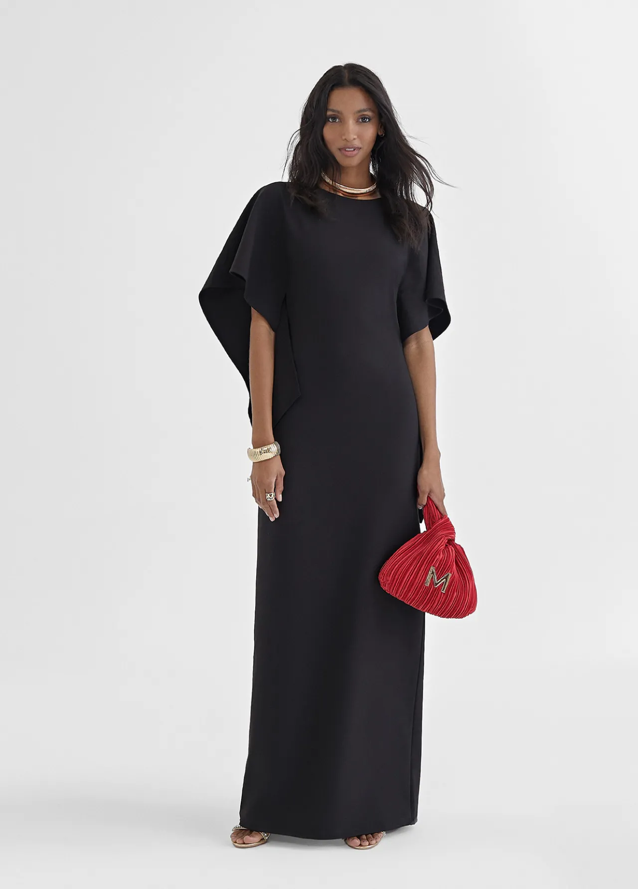 vestido_capa_0.webp Lola Casademunt Vestidos Y Faldas<Vestido capa NEGRO