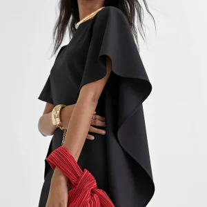 Lola Casademunt Vestidos Y Faldas<Vestido capa NEGRO