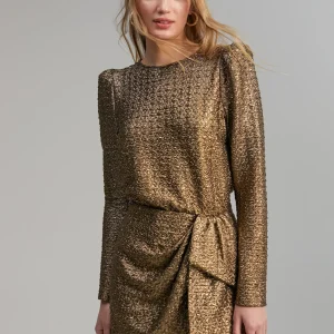 Lola Casademunt Vestidos Y Faldas<Vestido corto fantasía DORADO