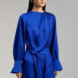 Lola Casademunt Vestidos Y Faldas<Vestido corto satinado ROJO