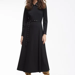 Lola Casademunt Vestidos Y Faldas<Vestido detalle eyelets NEGRO