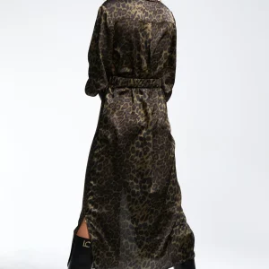 Lola Casademunt Animal Print | Vestidos Y Faldas<Vestido estampado animal print NEGRO-VERDE