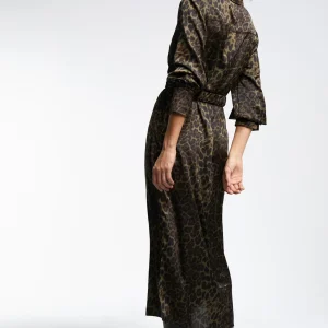 Lola Casademunt Animal Print | Vestidos Y Faldas<Vestido estampado animal print NEGRO-VERDE
