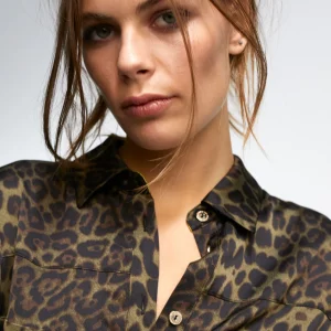 Lola Casademunt Animal Print | Vestidos Y Faldas<Vestido estampado animal print NEGRO-VERDE
