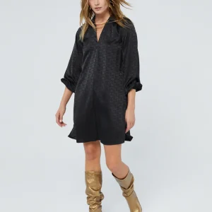 Lola Casademunt Vestidos Y Faldas<Vestido estampado logo NEGRO