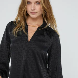 Lola Casademunt Vestidos Y Faldas<Vestido estampado logo NEGRO
