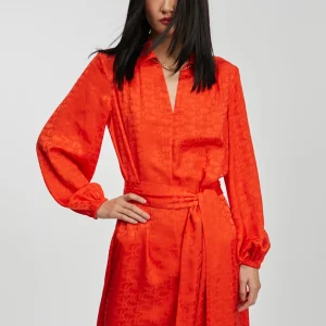 Lola Casademunt Vestidos Y Faldas<Vestido estampado logo NEGRO