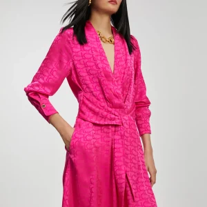 Lola Casademunt Vestidos Y Faldas<Vestido estampado logo NARANJA-NARANJA