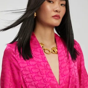 Lola Casademunt Vestidos Y Faldas<Vestido estampado logo NARANJA-NARANJA